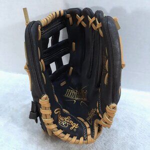 Rawlings Baseball Glove Youth 11.5 in Highlight H115HBR RHT Leather Brown